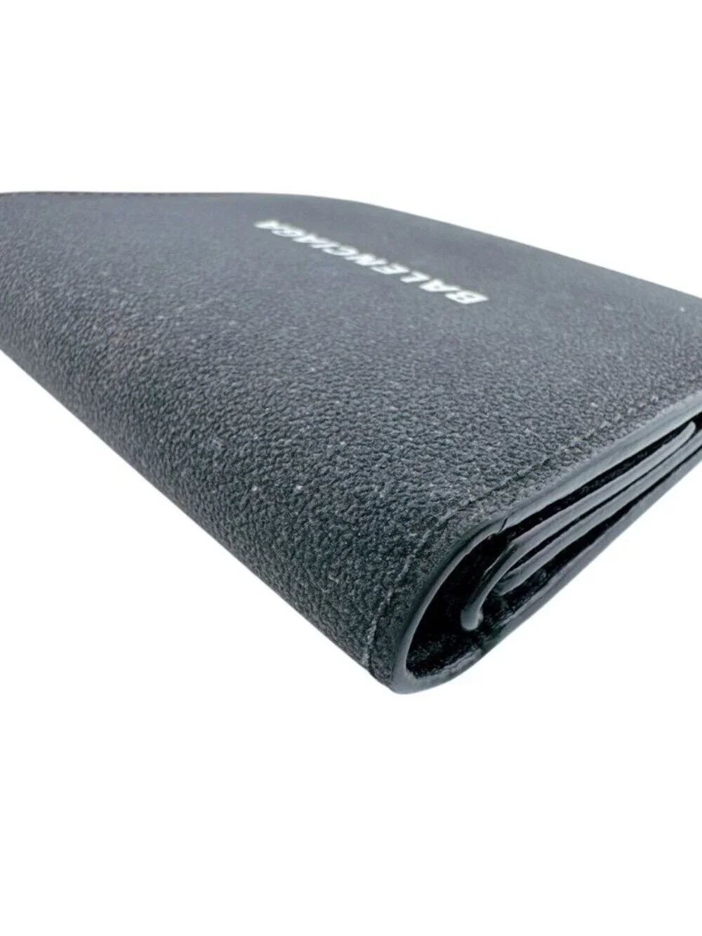 Balenciaga Lame Logo Bifold Wallet